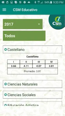 CSM Educativo android App screenshot 1